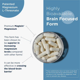 Flacon de NeuroMag avec 90 gélules végétaliennes