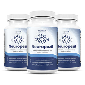 Flacon de Neuropezil Nature’s NutriWave avec 60 capsules