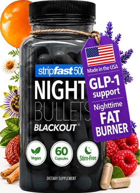 Flacon de Night Bullets stripfast5000 avec 60 capsules