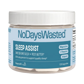 Flacon de No Days Wasted Complément Alimentaire Magnésium 120 capsules