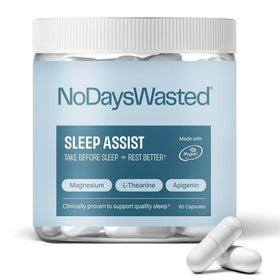 Flacon de No Days Wasted Complément Alimentaire Magnésium 60 capsules