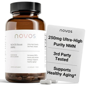 Flacon de Novos NMN 250mg avec 60 capsules végétales