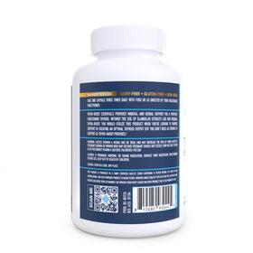 Flacon de NuEthix Thyro-support Essentials avec étiquette