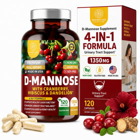 Flacon de Number One Nutrition D-Mannose 1350mg vue avant