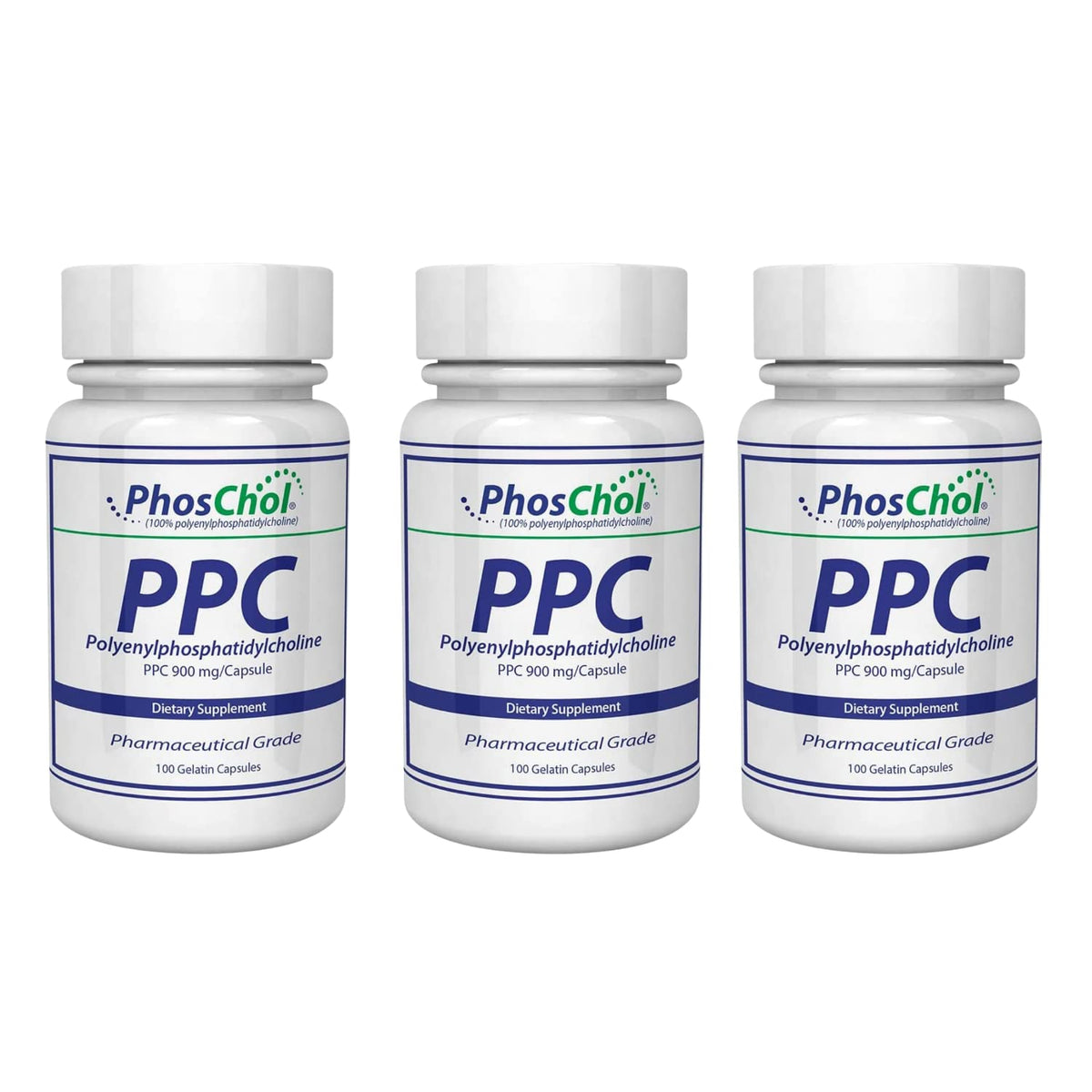 Flacon de Nutrasal PhosChol PPC 900 mg avec capsules gélatineuses