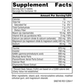 Flacon de NutraSleep Source Naturals avec étiquette