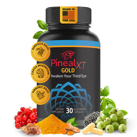 Flacon de Nutraville Pineal XT Gold avec 30 capsules végétariennes