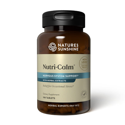 Flacon de Nutri-Calm Nature's Sunshine avec 100 comprimés