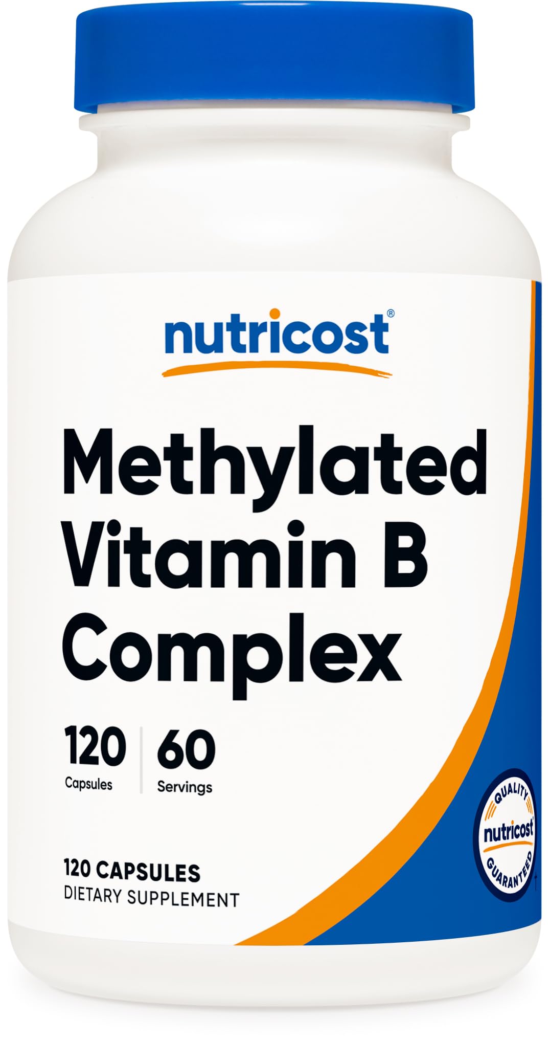 Flacon de Nutricost Complexe de Vitamines B Methylé, 120 capsules
