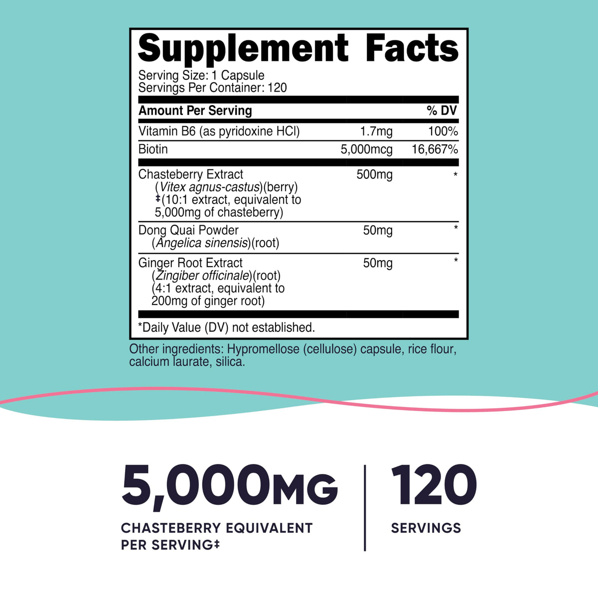 Flacon de Nutricost Extrait de Gattilier avec capsules