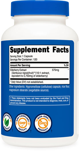 Flacon de Nutricost sur une table avec des capsules