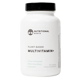 Flacon de Nutritional Roots Multivitamine Végétale 90 capsules vue de face
