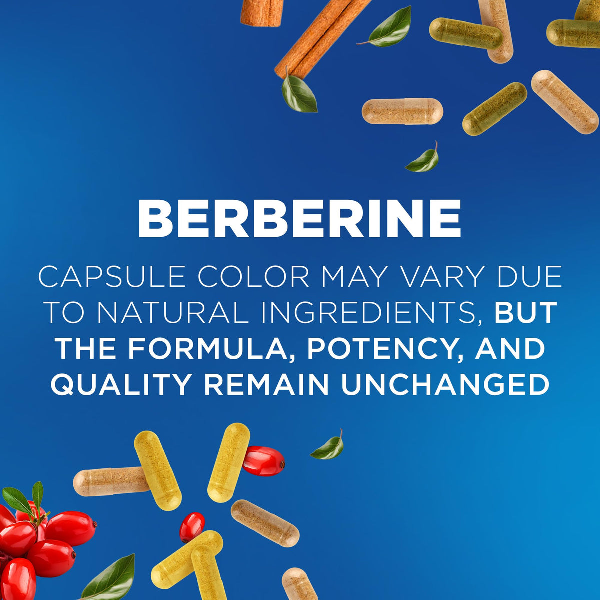 Flacon de Nutrivein Berbérine 1200 mg ouvert avec capsules
