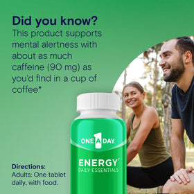 Flacon de ONE A DAY Multivitamine Énergie 120 comprimés