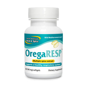 Flacon de OregaResp P73 60 gélules molles de NORTH AMERICAN HERB & SPICE
