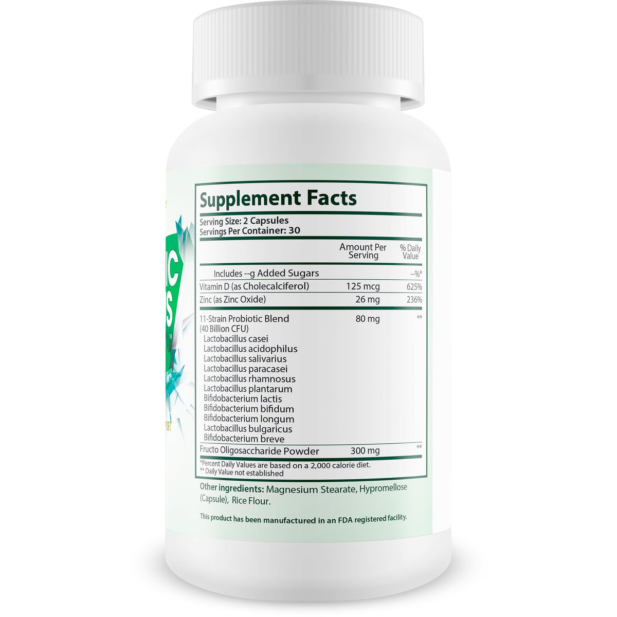 Flacon de Organic Fungus Nuker avec capsules à l'intérieur