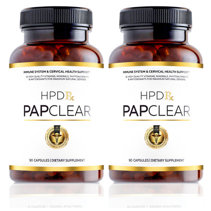 Flacon de PAPCLEAR 90 capsules vue de face