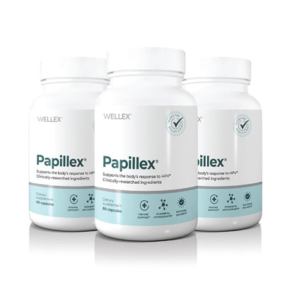 Flacon de Papillex contenant 60 capsules naturelles