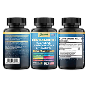 Flacon de Parrox Corti-Smooth avec des ingrédients frais autour