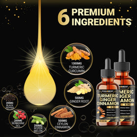 Flacon de Penhoment Curcuma Liquide sur fond blanc