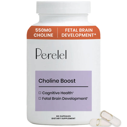 Flacon de Perelel Choline 60 capsules vue de face