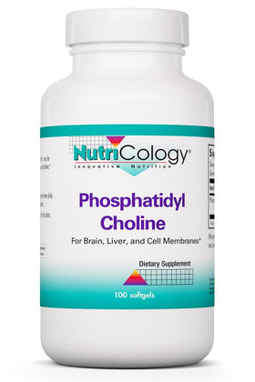 Flacon de Phosphatidylcholine 385 mg Allergy Research Group avec 100 capsules