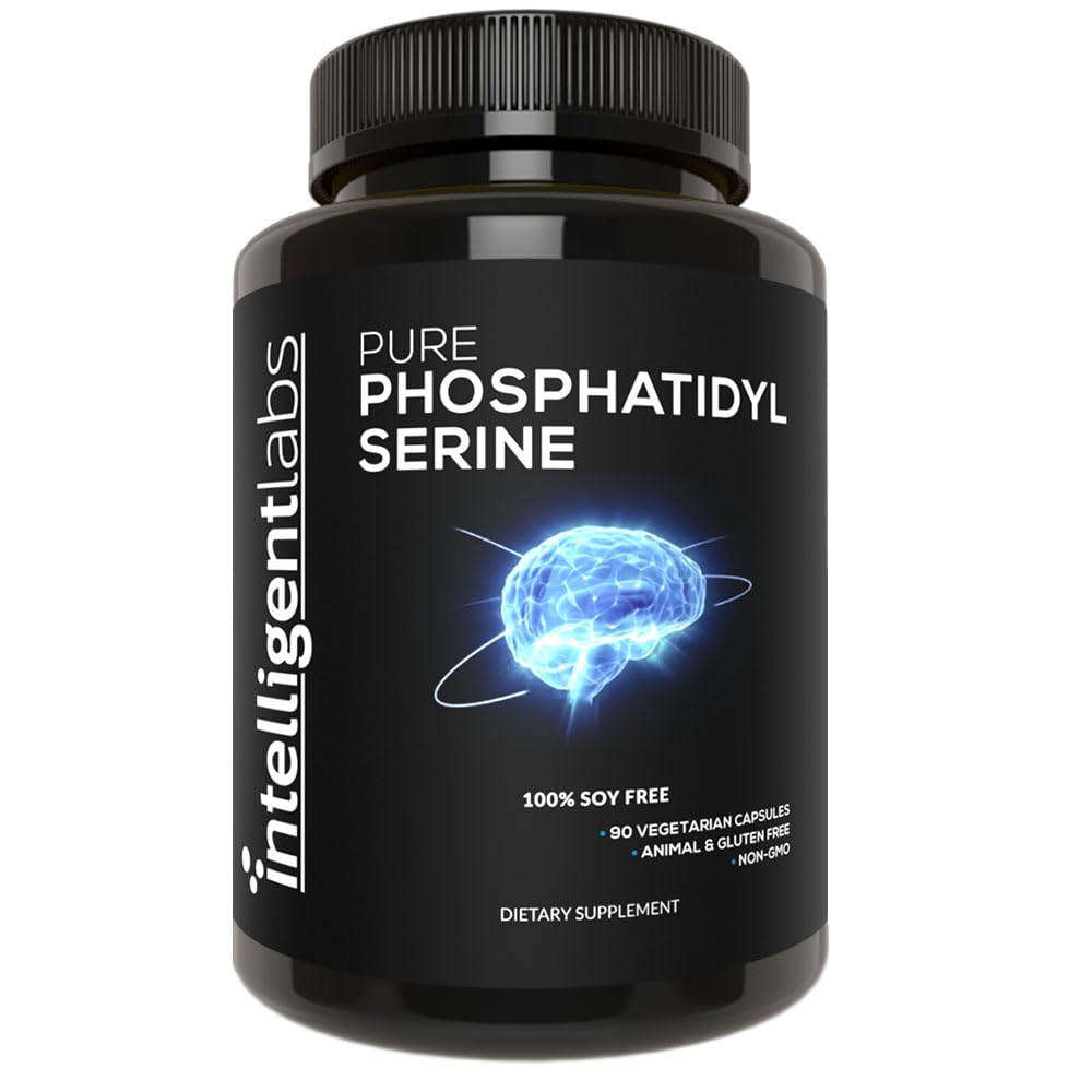 Flacon de phosphatidylsérine Intelligent Labs 100mg, 90 capsules