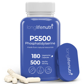 Flacon de Phosphatidylserine Pure 500mg 180 gélules végétariennes