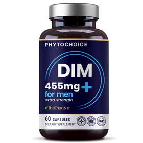 Flacon de PHYTOCHOICE DIM pour Hommes 350mg avec 60 capsules