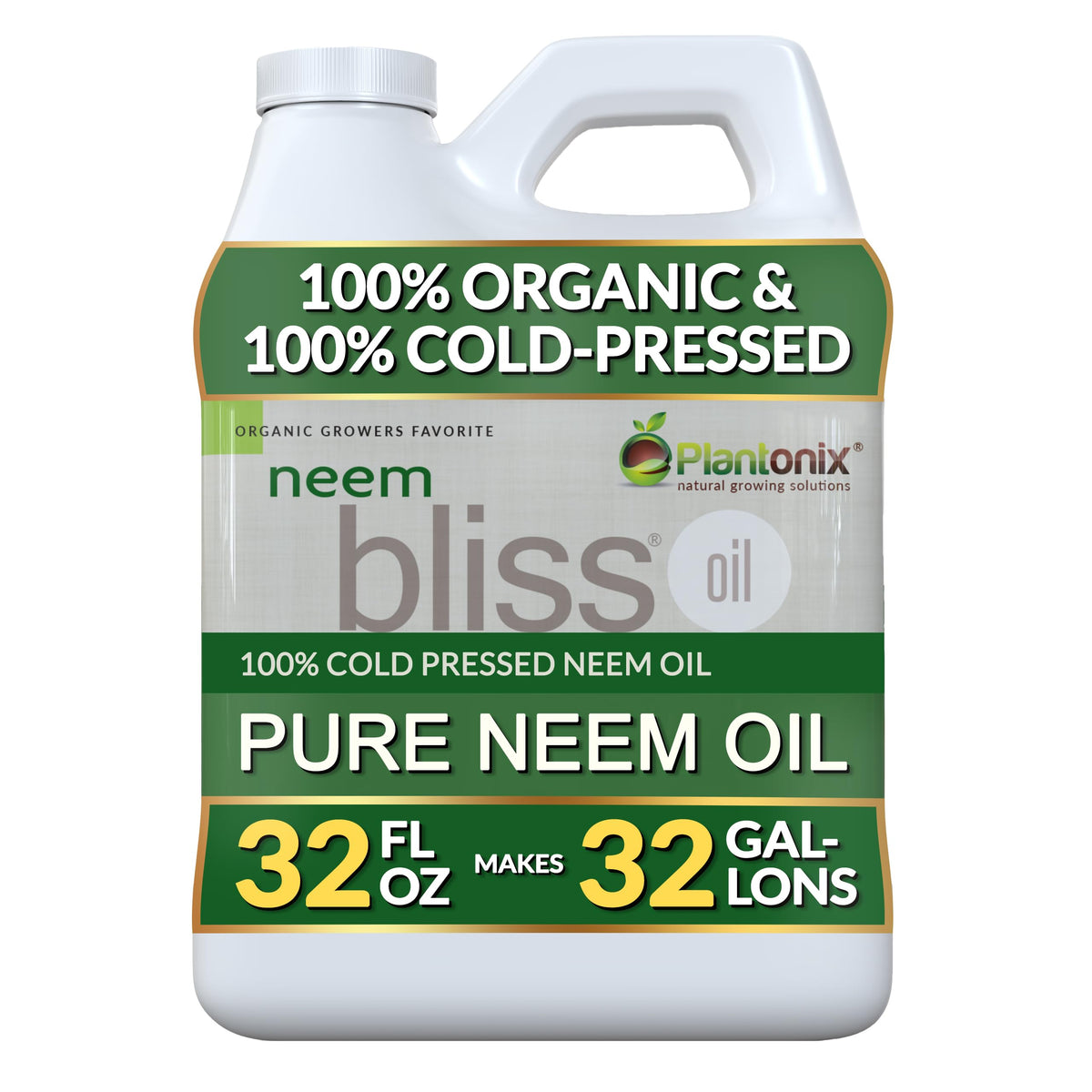 Flacon de Plantonix Neem Bliss 946 ml vue de face