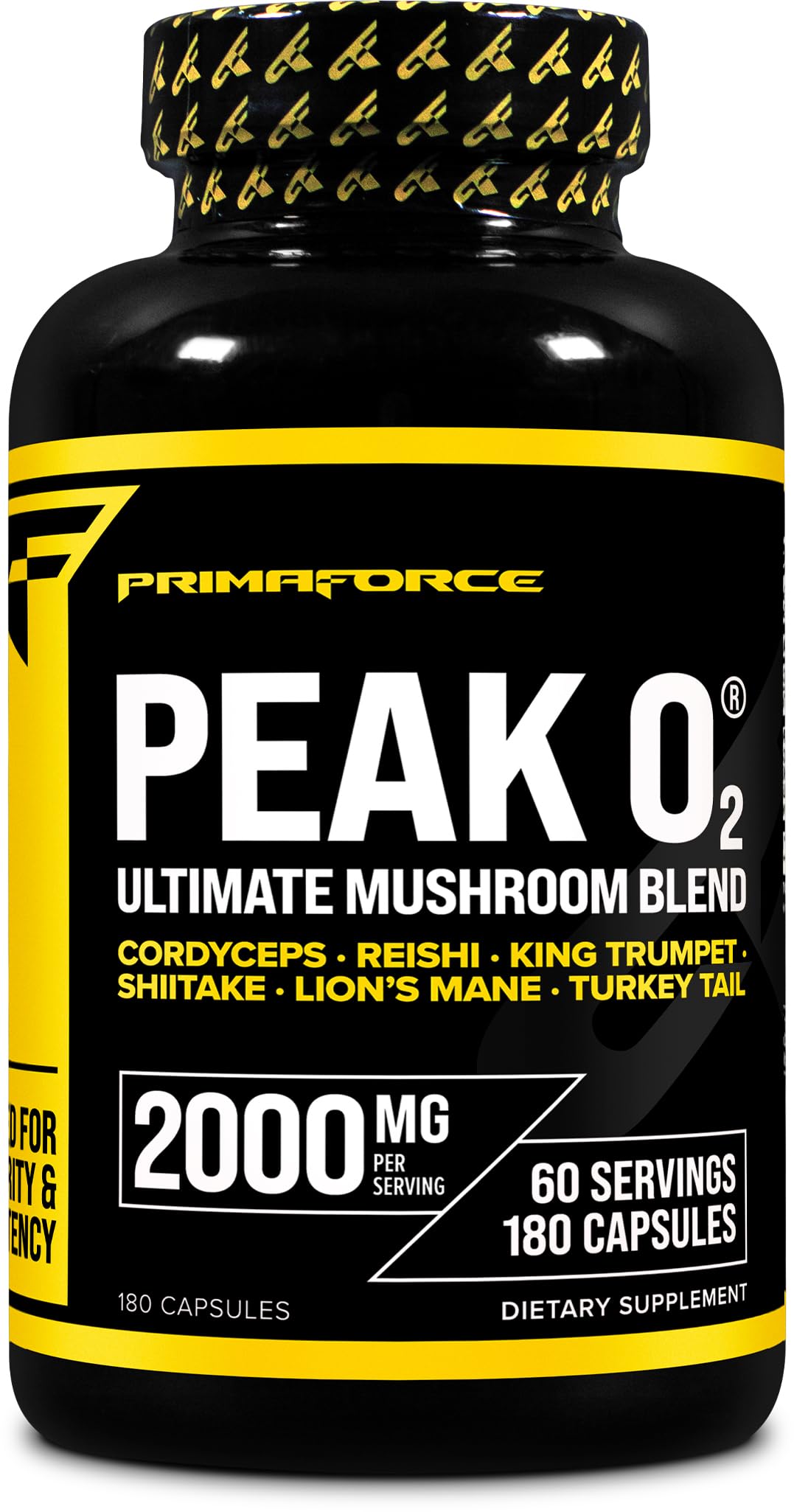 Flacon de Primaforce Peak O2 180 capsules vue avant