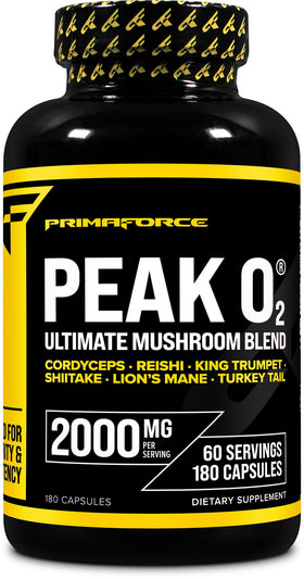 Flacon de Primaforce Peak O2 180 capsules vue avant