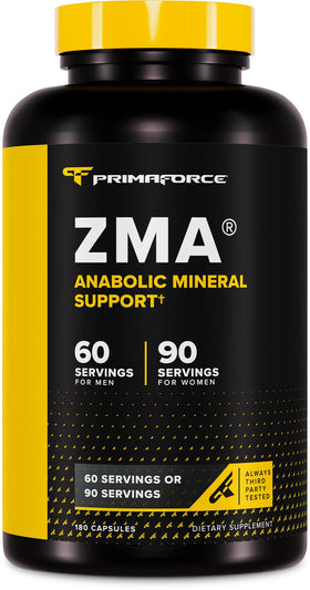 Flacon de Primaforce ZMA 180 gélules vue de face