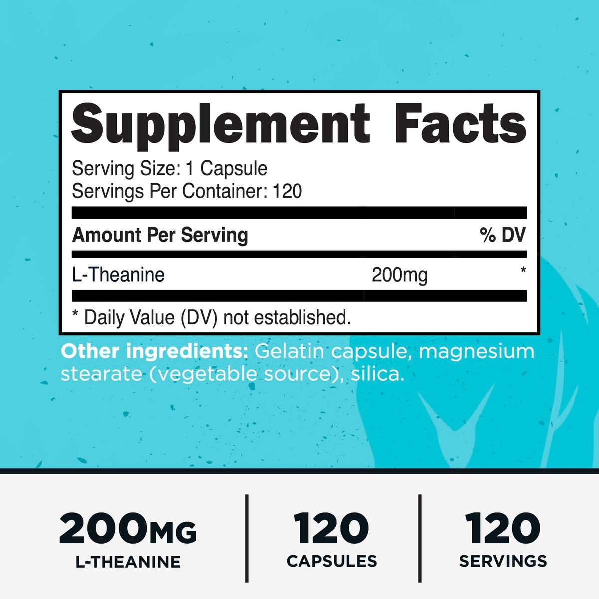 Flacon de Primal L-Theanine avec capsules visibles