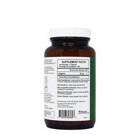 Flacon de PRISTINE'S Apigenin 50mg ouvert avec capsules visibles