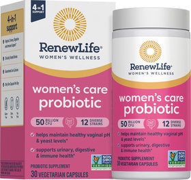 Flacon de probiotique Renew Life Femme 50 milliards CFU avec 30 capsules
