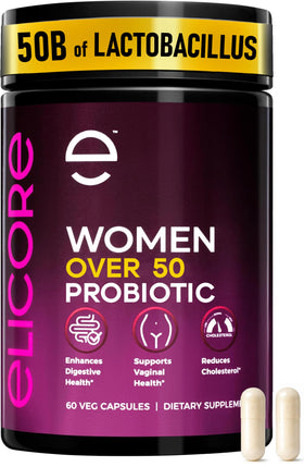 Flacon de probiotiques ELICORE pour femmes 60 capsules