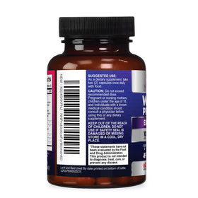 Flacon de Probiotiques Femmes Nature's Nutrition avec capsules à côté