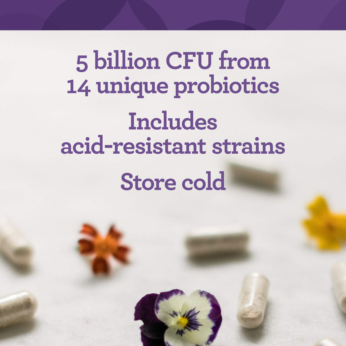 Flacon de probiotiques Innate Response Formulas ouvert avec capsules visibles