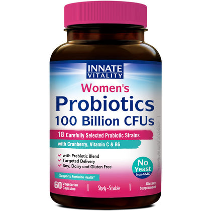 Flacon de probiotiques Innate Vitality pour femmes, 60 capsules