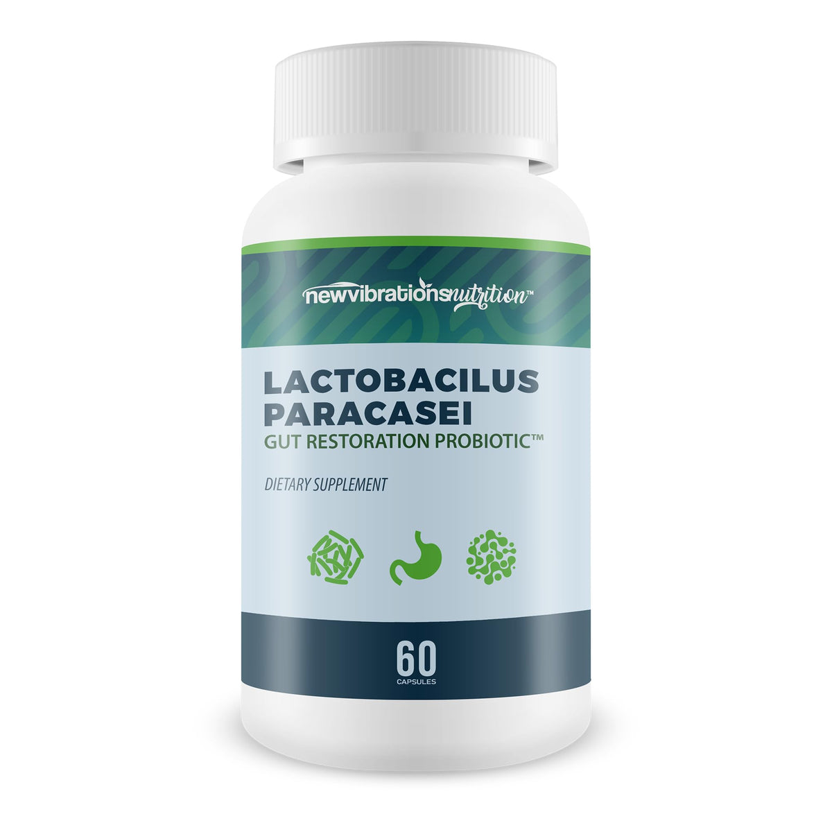 Flacon de probiotiques Lactobacillus Paracasei de New Vibrations Nutrition