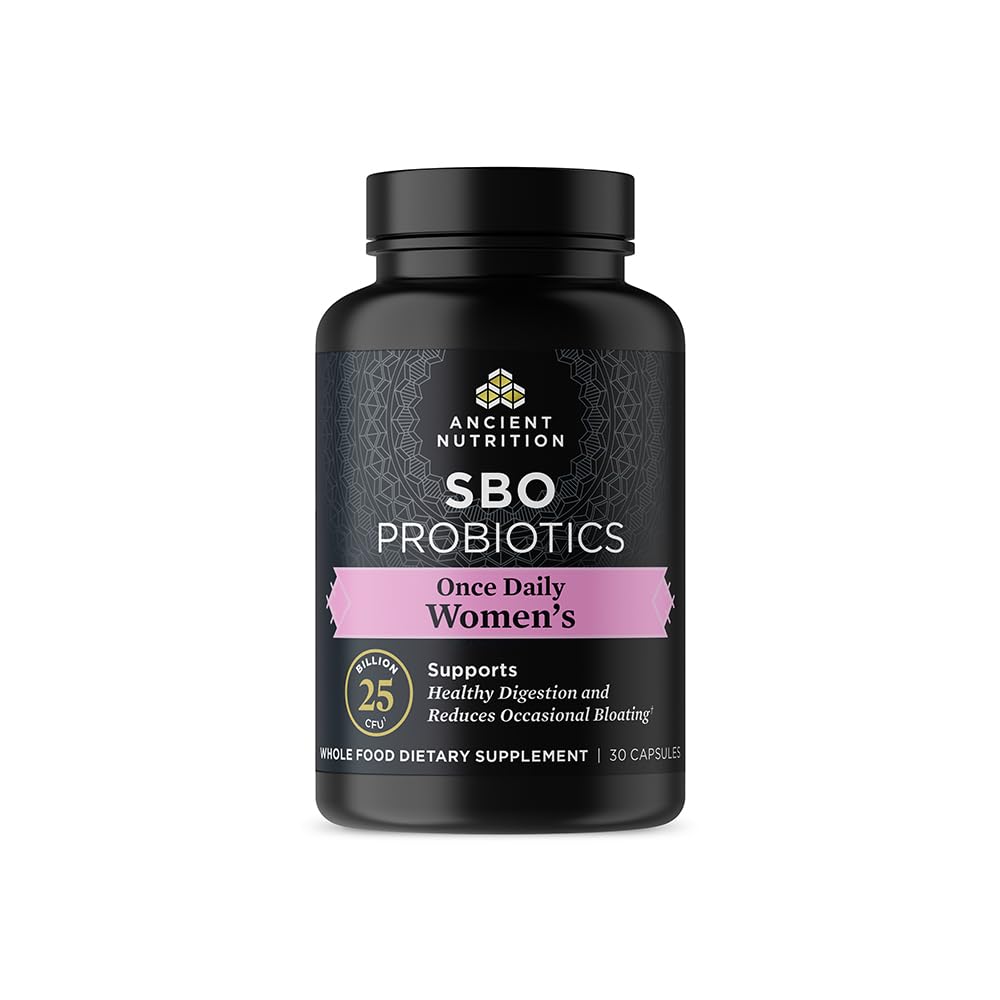 Flacon de Probiotiques pour Femmes Ancient Nutrition avec 30 capsules