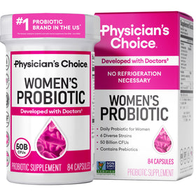 Flacon de probiotiques pour femmes Physician's CHOICE avec 84 capsules