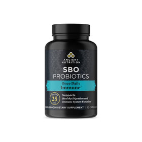 Flacon de Probiotiques SBO Ancient Nutrition vue de face