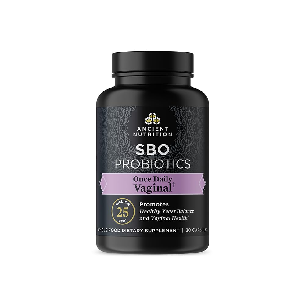 Flacon de Probiotiques SBO pour Femmes d'Ancient Nutrition, 30 capsules