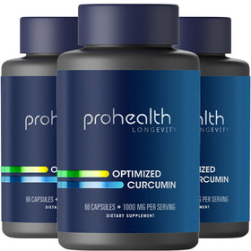 Flacon de ProHealth Curcuma Longvida 1000 mg avec 60 capsules