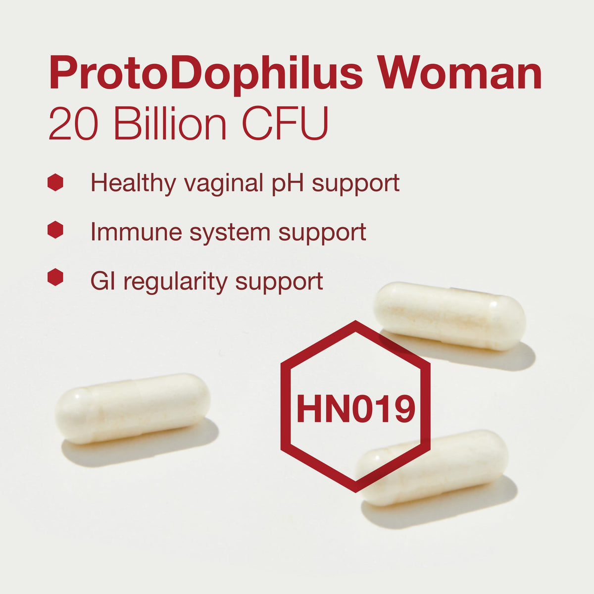 Flacon de ProtoDophilus Femme sur fond blanc