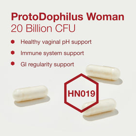 Flacon de ProtoDophilus Femme sur fond blanc