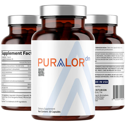 Flacon de Puralor DN Complément Alimentaire Nerveux 30 Capsules