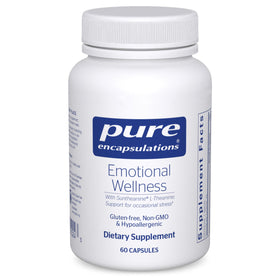 Flacon de Pure Encapsulations Bien-Être Émotionnel 60 Capsules vue de face